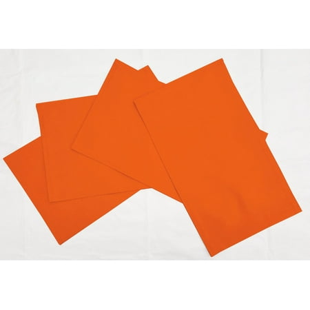 

Canvas Placemats by Penny s Needful Things (Wedge - Set of 10) (Orange)