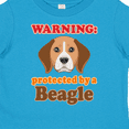 thumbnail image 4 of Inktastic Beagle Dog Gifts Protected By Boys or Girls Toddler T-Shirt, 4 of 5