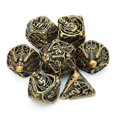 thumbnail image 4 of Metal Dice Skull Hollow Metal Polyhedral Dice Set Suitable for Dungeons and Dragons Role-Playing RPG DND Dice, 4 of 5