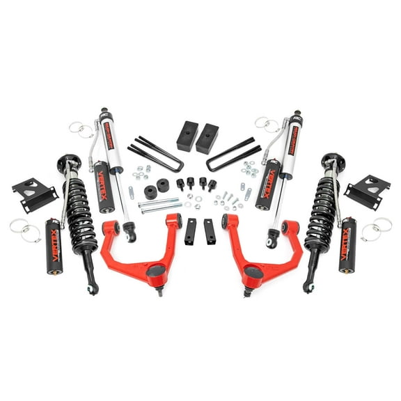Rough Country 3.5" Vertex Lift Kit for 2007-2021 Toyota Tundra 4WD - 76850RED
