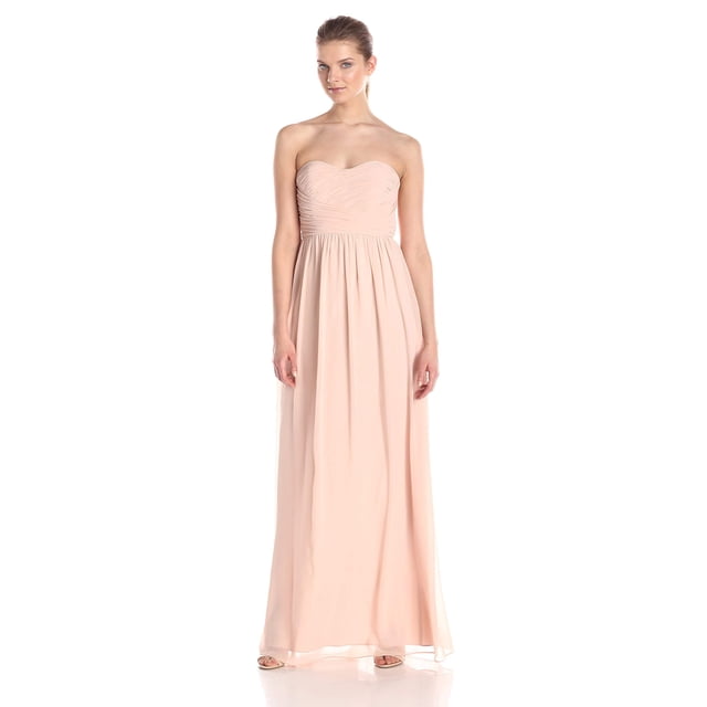 Donna Morgan Robe Longue Sans Bretelles en Chiffon pour Femmes, Chantilly, 16