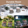 thumbnail image 4 of The Growing Ground 2 Pack Turtle Planter with Drainage Hole, Indoor Outdoor Cute Decorative Plant Pots, Desk, Garden, Gift for Plant Lovers, Pink, 4 of 10