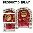 thumbnail image 3 of ICERUN 2Pcs Garden Statues,Wooden Fairy Tale Doorway Lawn Ornaments,Dynamic Shapes Garden Sculptures,Style3, 3 of 7