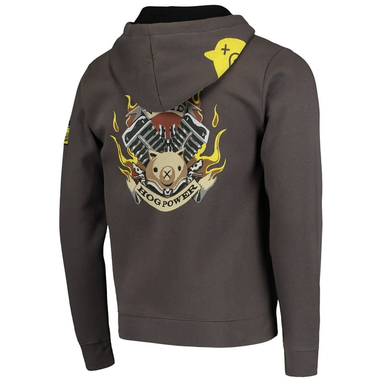 JINX Inc. Overwatch Ultimate Roadhog Grey Zip-Up Hoodie