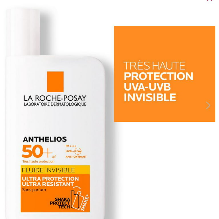 La Roche-Posay Anthelios Shaka Fluid SPF 50+ Fragrance-Free, 1.69 fl oz -