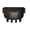 Black, variant on XINIU Baseball Hat Rack Wall-Mounted 4 Hooks