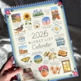 thumbnail image 2 of 2026 Bucket List Calendar –2026 Inspirational 12-Month Wall Calendar with Illustrated Pages & DIY Friendly Design for Mindful Living, 2 of 5