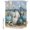 Blue, variant on 66x72 Inch Shower Curtains for Bathroom, Coastal Blue Pumpkins Fabric Bath Curtain Decor, Fall Nautical Ocean Beach Waves Waterproof Restroom Curtains Shower Set Accessories with 12 Hooks 66 Inch