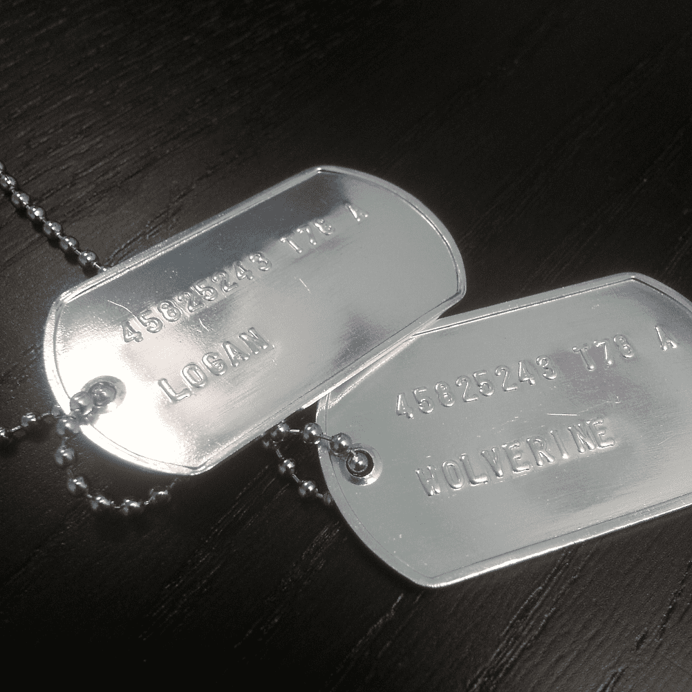 military id tags