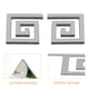 thumbnail image 5 of Pegatinas De Pared Acrílicas Diy Estilo Laberinto Calcomanías De Espejo Techo Cintura Pegatina Tv Fondo Pared Calcomanías Para Habitación Dormitorio Decoración Moderna Pared Pegatina Decoración 10 Uds Sweethay HA025405-00, 5 of 5