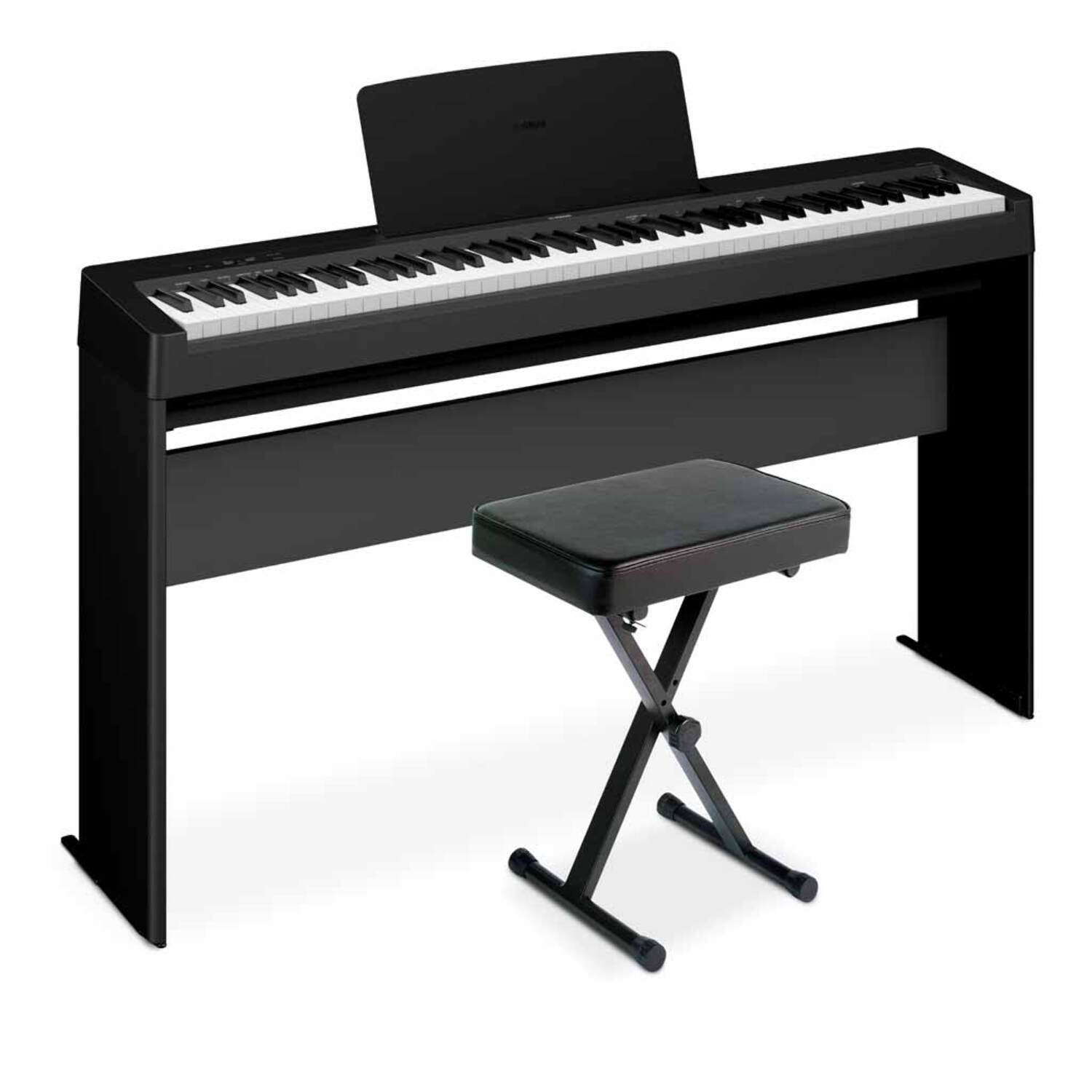 Yamaha P-143LXB 88-Key Digital Piano Bundle with Stand and Bench