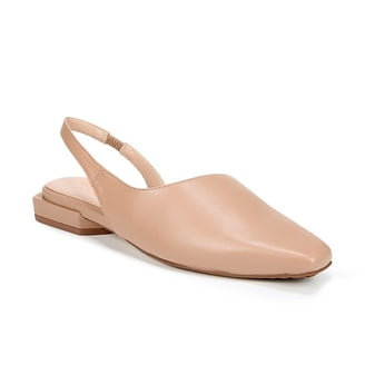 Naturalizer Womens Hawaii Pointed Toe Slingback Flats Opal Natural