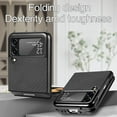 thumbnail image 6 of CoverON For Samsung Galaxy Z Flip3 5G Case, Slim fit Lightweight Hard Phone Cover, Black, 6 of 9