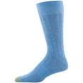 thumbnail image 4 of GOLDTOE Edition Mens Dress Rib Crew Socks, 3-Pack, 4 of 4