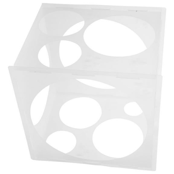 Mobestech Balloon Decoration Hoop with Transparent Plastic Balloon Measuring and Shaping Tool