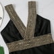 thumbnail image 4 of Cismea - Traje de BañO de Una Pieza para Mujer con Cuello en V Profundo sin Mangas（Negro） Cismea bañador, 4 of 9