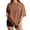 Coffee, variant on Womens Summer Tops Short Sleeve Crewneck Loose Fit T Shirts for Women Oversized Casual Basic Tee Street Fashion