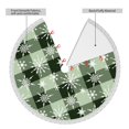 thumbnail image 4 of Faldas para árbol de Navidad a cuadros de 30 pulgadas, tapete para árbol de Navidad para fiestas de invierno, falda para árbol de Navidad para decoraciones navideñas rústicas, 4 of 8