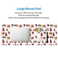 thumbnail image 5 of Rocae Cute Cat And Christmas Gift for Gaming Mouse Pad, Mouse Pad Large, Office Computer Keyboard Mousepad, Keyboard and Mouse Pad with Stitched Edges,31.5 x 11.8 in, 5 of 5