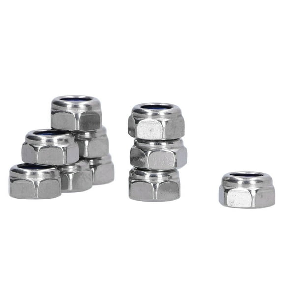 Locknut,100Pcs Nylon Insert Lock Locknut Set Lock Nut Future-Proof Design