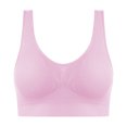 thumbnail image 4 of Sports Bras for Women 3 Pack Plus Size Wireless Push Up Bralettes S-4X Womens Lightweight Pullover Multipack Everyday Underwear Bra, 4 of 7