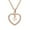P, variant on Necklaces & Pendants Women's Fashion Heart Letter Necklace 26 Letters Love Clavicle Neck Chain A
