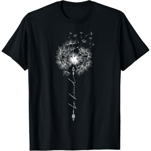 Cute Be Kind Dandelion Tattoodesign Arrows Breathe Pattern T-Shirt Shirts