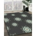 thumbnail image 2 of Ahgly Company Indoor Square Patterned Mid Gray Novelty Area Rugs, 4' Square, 2 of 6