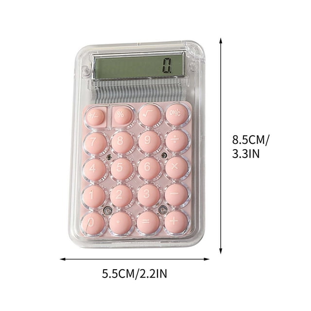 Basic Standard Calculators Mini Digital Desktop Calculator With 8-Digit LCD Display. Smart Calculator Pocket Size For Home School For Kids