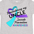 thumbnail image 4 of Inktastic Remembering my Uncle- suicide prevention awareness Boys or Girls Toddler T-Shirt, 4 of 5