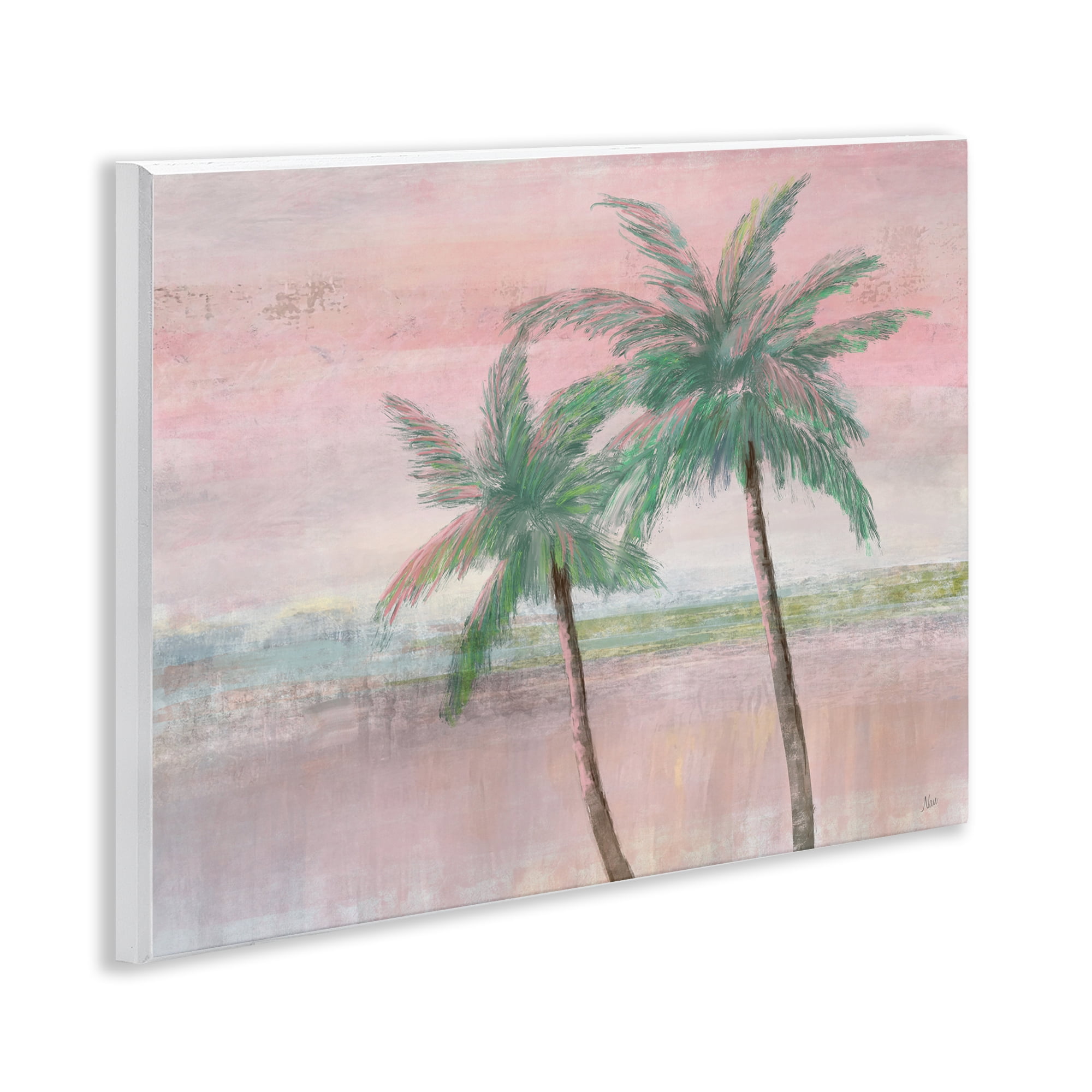 Stupell Industries Sunset Palms at Dusk Wall Plaque Art, design by Nan