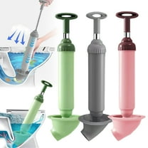 Cleaning Supplies Clearance! New Toilet Plunger High Pressure Drain Clog Remover Powerful Air Plunger Plunger Drain Clog Remover Tool for Toilets Bathroom Floor Drain Clogged Kitchen Pipe 1 Toilet