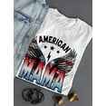thumbnail image 3 of American Mama Oldschool T-Shirt Women -Image by Shutterstock, Female Medium, 3 of 4