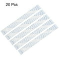 thumbnail image 2 of Unique Bargains Flexible Flat Cable, 34 Pin 0.5mm Pitch 150mm FPC FFC Ribbon Cable 20 Pack(A Type), 2 of 4