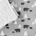thumbnail image 4 of Bare Home Couverture de Lit en Sherpa Pelucheuse - Duveteuse et Douce - Réversible - Légère - Lit Simple/simple TG, Kodiak, 4 of 4