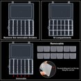 thumbnail image 3 of Plastic Organizer Box Small Clear Storage Containers with Lid Adjustable Compartments Organizers for Tool Jewelry Tackle Earring Craft Beads - PC Grids, 3 of 6