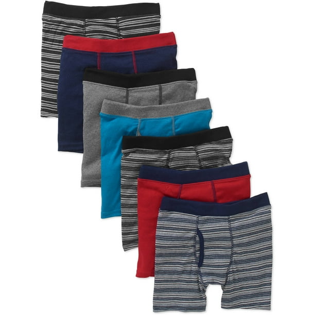 Hanes Boys' ComfortSoft Waistband Boxer Brief, 7 Pack