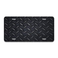 thumbnail image 1 of SignMission A-LP-03-71 Black Diamond Plate Aluminum License Plate, 1 of 1