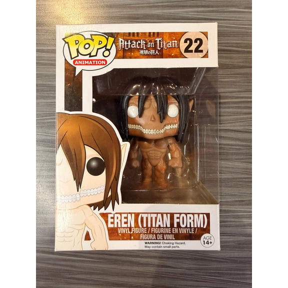 Collectible Funko POP! Animation: Attack On Titan - Eren [Titan Form][1 Language] (Hot Topic Missing Sticker) #22