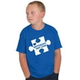 thumbnail image 3 of Different Not Less Autism Puzzle Crewneck T Shirts Boy Girl Teen Brisco Brands L, 3 of 6
