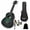 Green, variant on AODSK Soprano Ukulele for Beginner 21 Inch Ukelele with Gig Bag Strap Nylon String 4 Picks Holiday Gift