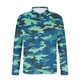 thumbnail image 4 of Blusa y camisa de manga larga con cuello vuelto para hombre, jersey de solapa con cremallera y manga larga, blusa informal estampada para San Valentín, poliéster para hombre, 4 of 5