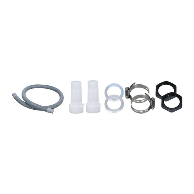 Kit de conector de barril de lluvia Colamx Gris Con abrazadera de Manguera