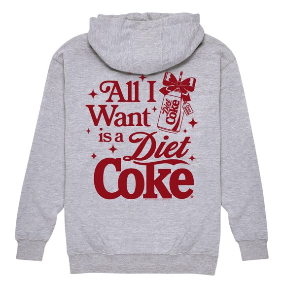 Coca-Cola - All I Need Is Diet Coke Men's Graphic Fleece Pullover Hoodie