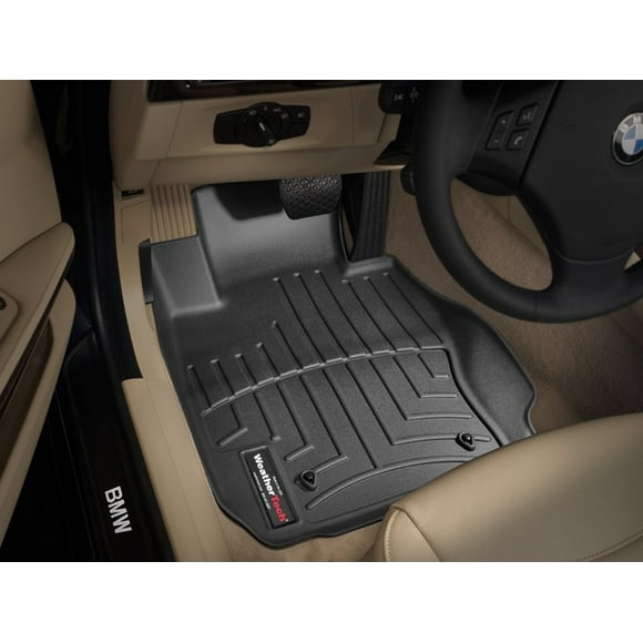 Weathertech Floor Liner 441461 FloorLiner; Molded Fit; Black; Thermoplastic Polyolefin TPO Vacuum Formed Material; 2 Piece