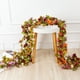 thumbnail image 2 of Guirnalda navideña de flores artificiales rosas de 250 cm para decoración del hogar, habitación, boda, arco de jardín de primavera y otoño, planta falsa de bricolaje, 2 of 5