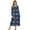 Blue Shark Stars, variant on Women's Pink Leopard Print Nightgown Long Sleeve - Soft Comfy Sleepwear, Cozy Warm Long Full Length Sleep Dress Loungewear, Medium