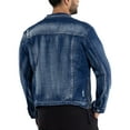 thumbnail image 2 of RAW X Mens Denim Jacket, Blue, M, 2 of 10