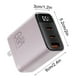 thumbnail image 3 of Cargador rápido GaN de 65 W, bloque de cargador de pared USB C de 3 puertos con soporte PD QC, adaptador de corriente compacto para portátil, iPhone, Samsung, teléfono y tableta., 3 of 8