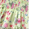 thumbnail image 5 of Disney Girls Dresses Tinkerbell Flower Bow Floral Sundress Spaghetti Strap Garden Spring Dress Kids 6-7Y, 5 of 8